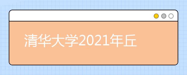 清华大学2021年丘成桐数学科学领军人才培养计划招生办法