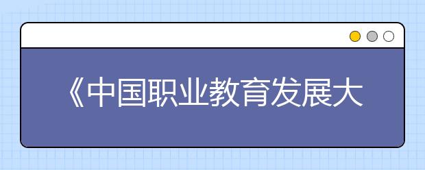 《中国职业教育发展大型问卷调查报告》发布