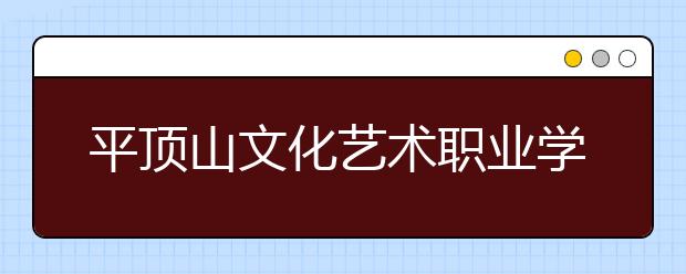 平顶山文化艺术职业学院2021年招生办联系电话