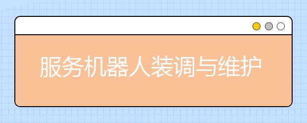 服务机器人装调与维护专业毕业出来干什么？