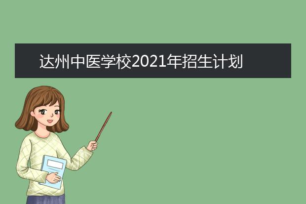 达州中医学校2021年招生计划