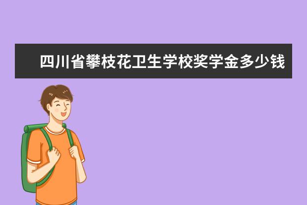 四川省攀枝花卫生学校奖学金多少钱  四川省攀枝花卫生学校奖学金设置情况