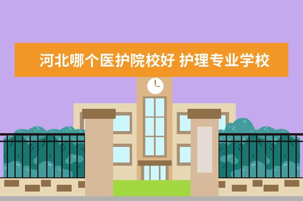 河北哪个医护院校好 护理专业学校有哪些?