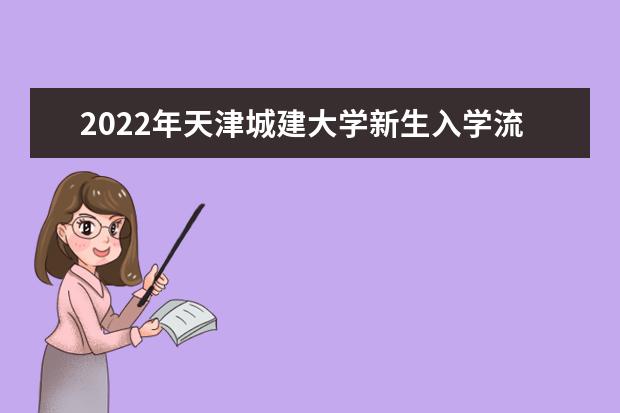 2022年天津城建大学新生入学流程及注意事项 天津城建大学迎新网站入口 2022年学费多少钱 一年各专业收费标准