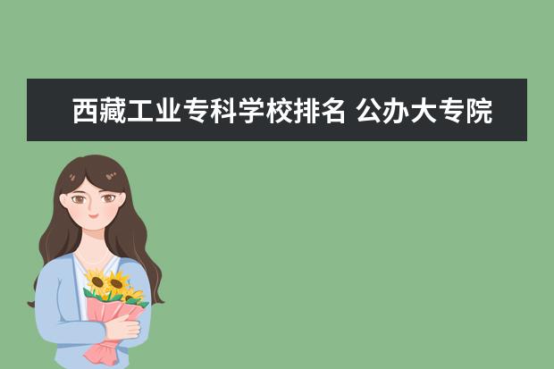 西藏工业专科学校排名 公办大专院校哪个最好