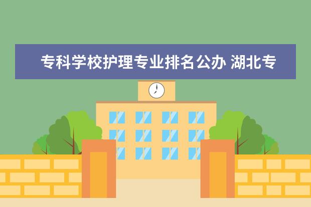 专科学校护理专业排名公办 湖北专科护理专业学校排名