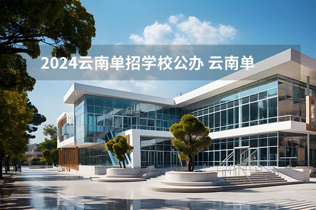 2024云南单招学校公办 云南单独招生c类学校有哪些？