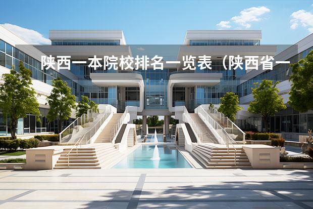 陕西一本院校排名一览表（陕西省一本大学排名）