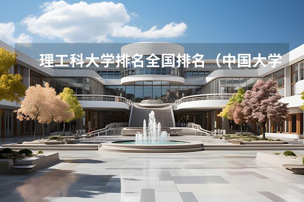 理工科大学排名全国排名（中国大学一本排名）