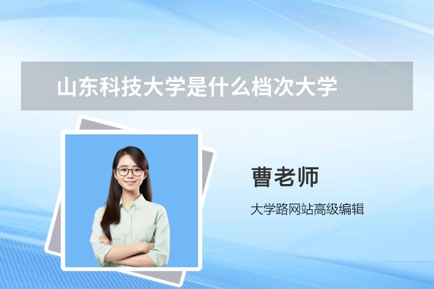 山东科技大学是什么档次大学